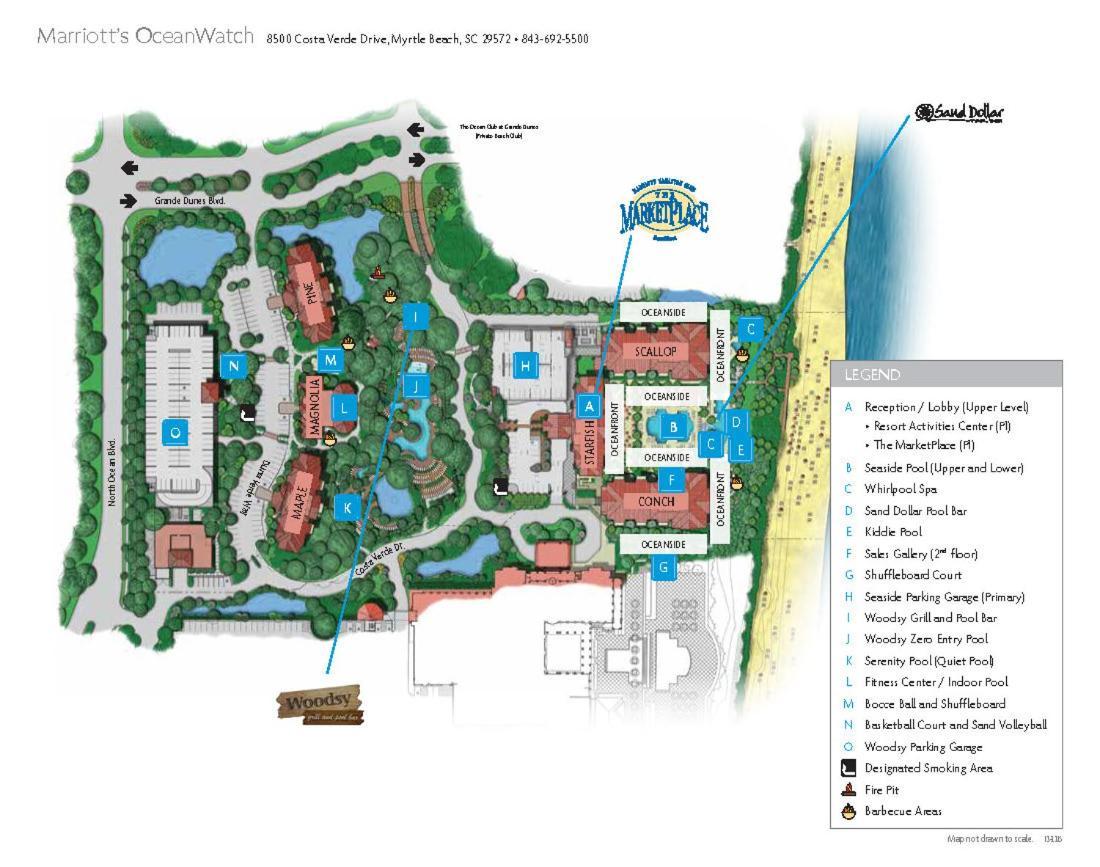 Marriott'S Oceanwatch Villas At Grande Dunes Myrtle Beach Dış mekan fotoğraf